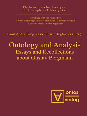 cover image of Ontology and Analysis